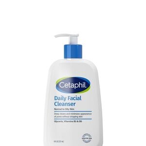 Cetaphil Daily Facial Cleanser Normal to Oily Skin 8 FL OZ